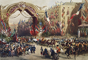 Queen Victoria's entry into Paris