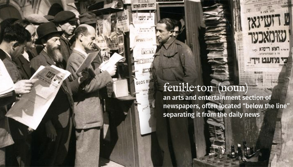 People at the newsstand